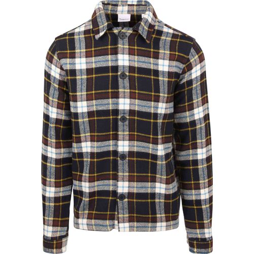 Connaissancescotton Apparel Surchemise Foncé À Carreaux Bleu Foncé Bleu Taille M