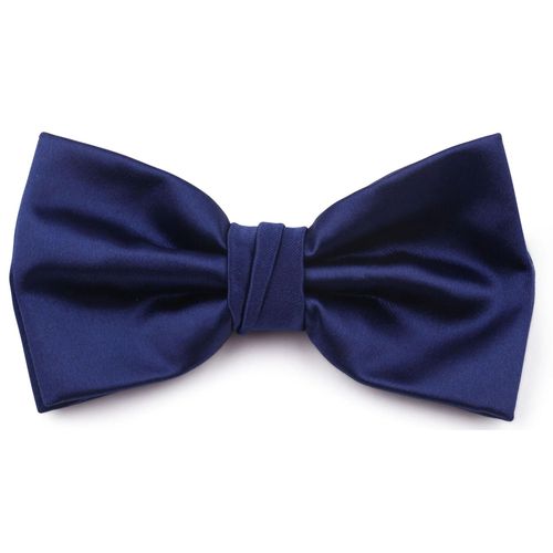 Suitable Noeud Papillon En Soie Bleu Bleu Foncé