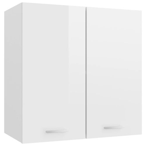 Vidaxl Armoire Suspendue ""Lyon"" Blanc Brillant 60x31x60 Cm