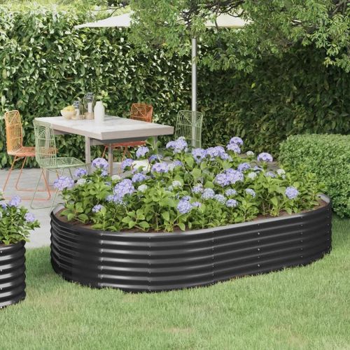Prolenta Premium - Lit Surélevé De Jardin Acier Enduit De Poudre Anthracite