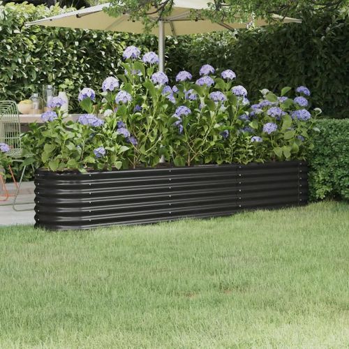 Prolenta Premium - Lit Surélevé De Jardin Acier Enduit De Poudre Anthracite