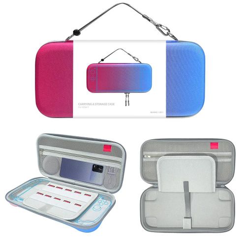 Étui De Transport Pour Console Nintendo Switch 2, Sac De Rangement Portable, Pochette À Coque Rigide, Étui De Protection De Voyage, Accessoires--Rouge And Bleu Eva