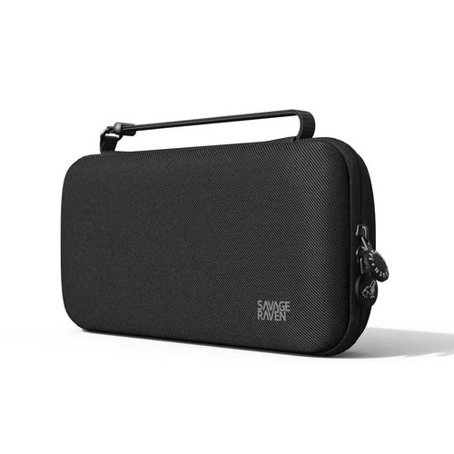 Savage Raven By Skull & Co. Edc, Pochette De Transport, Sac De Rangement Portable À Coque Rigide Pour Nintendo Switch 2--Noir