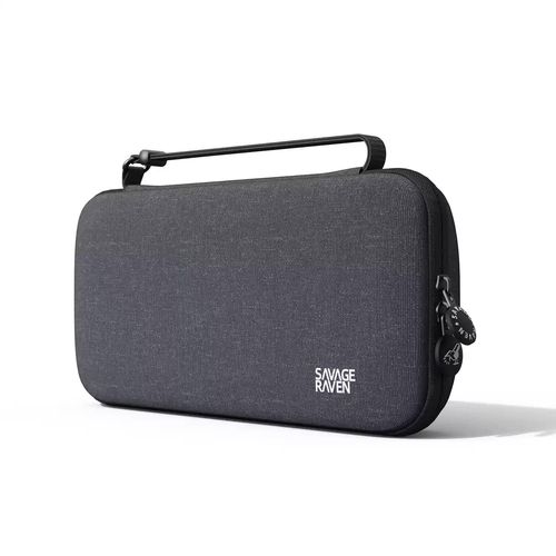 Savage Raven By Skull & Co. Edc, Pochette De Transport, Sac De Rangement Portable À Coque Rigide Pour Nintendo Switch 2--Denim