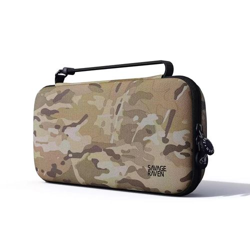 Savage Raven By Skull & Co. Edc, Pochette De Transport, Sac De Rangement Portable À Coque Rigide Pour Nintendo Switch 2--Multi Camo