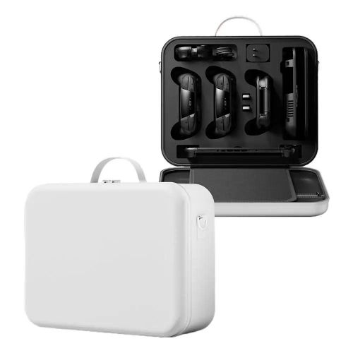 Grand Mallette De Rangement De Luxe Pour Nintendo Switch 2, Poignée De Chargeur Anti-Rayures, Cartes De Jeu, Accessoires De Console, Sac De Rangement--Blanc-Dual
