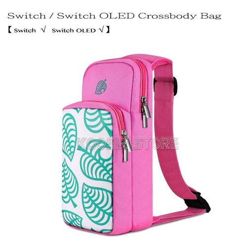 Pour Nintendo Switch Oled Accessoires Étui De Transport Coque Rigide Boîte De Carte De Jeu Nintendo Switch Animal Crossing Thème Sac-Cross Bag 1