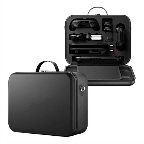 Mallette De Rangement Complète Pour Nintendo Switch 2, Organisateur De Voyage À Coque Rigide De Grande Capacité Avec Porte-Carte De Jeu, Pochette Portable-Noir Single Pro