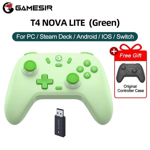 Gamesir Manettes Pc Switch 2 Contrôleur Nova Lite Controle Hall Joystick Efficace Pour Nintendo Switch Steam Téléphone Android Ios-Vert