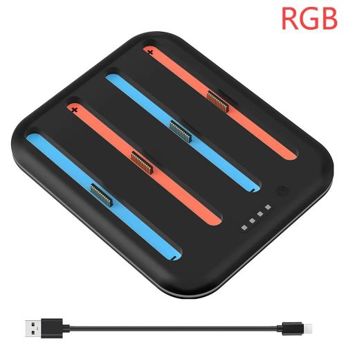 Station De Chargeur Magnétique 4 En 1 Pour Accessoires Nintendo Switch 2 Joy Con, Support De Contrôleur Joycon Switch2, Station De Charge Rapide-Plane C