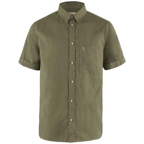 Fjällräven - Övik Travel Shirt S/S - Chemise Taille M, Vert Olive