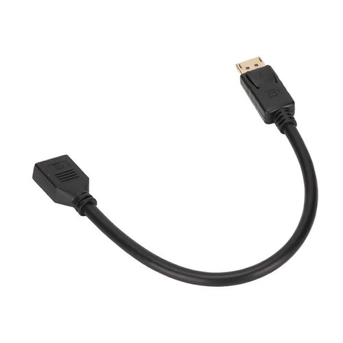 Câble d'extension Displayport Câble d'extension DP plaqué or 4K Câble adaptateur Displayport HD d'interface mâle à femelle