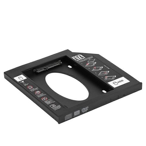2.5 « SATA HDD SSD Boîtier Disque Dur Baie De Disque Dur Caddy Adaptateur DVD Optique pour Ordinateur Portable 9.5mm