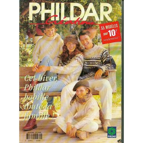 Phildar Créations  N° 268 : Cet Hiver Phildar Habille Toute La Famille