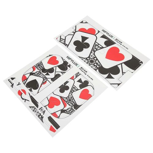 Autocollant De Console De Jeu Cool Drôle Résistance Aux Rayures Housse De Protection Anti-Poussière Pour Console De Jeu Steam Deck Noir Rouge Atout