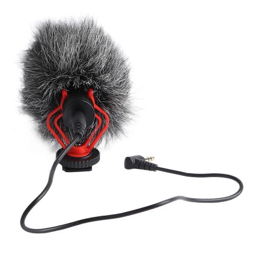 Micro à condensateur vidéo portable de réduction de bruit de microphone directionnel pour appareil photo reflex Smartphone
