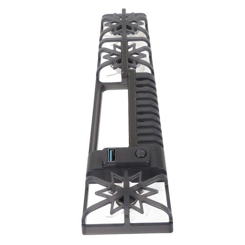 Ventilateur De Refroidissement De Console De Jeu Rvb À Grande Vitesse Avec Port Usb 3.0 Pour Ps5 Slim Disc Digital Editions Noir
