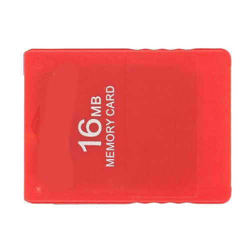 Carte Mémoire 16 Mo Carte Mémoire De Jeu Portable Haute Vitesse Robuste Et Facile À Utiliser Pour Playstation 2red