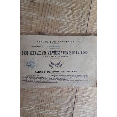 Carnet De Bons De Visite