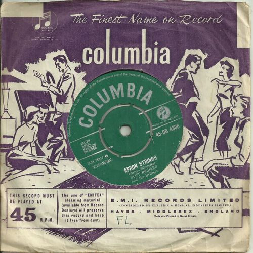 Cliff Richard And The Drifters : Apron Strings (Weiss - Schroeder) / Living Doll (Bart) From Film "Serous Charge"