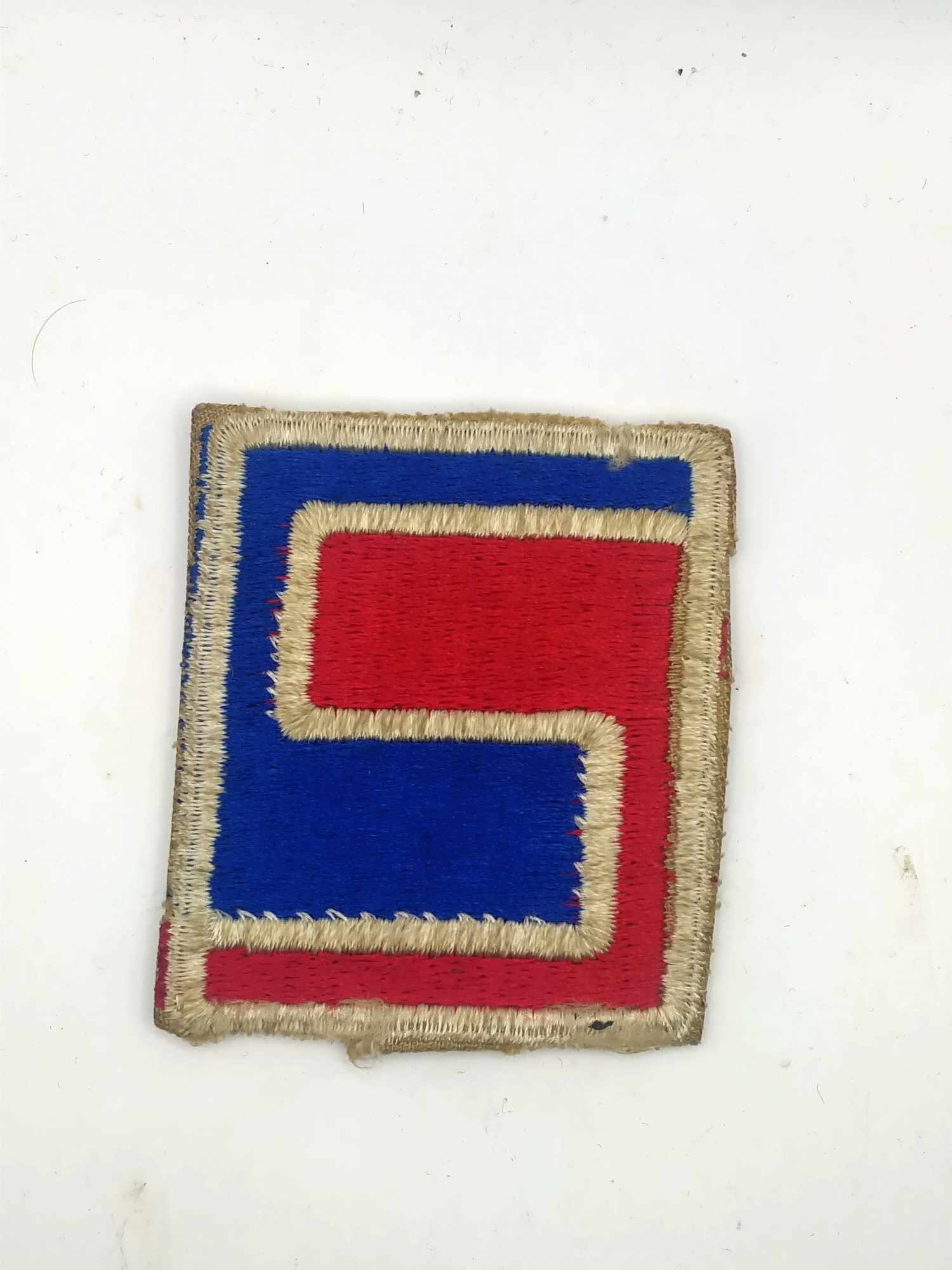 Militaria-Ww2-Usa-Patch-69e Division Us-Original (Liseré Vert Et No Uv)-Be