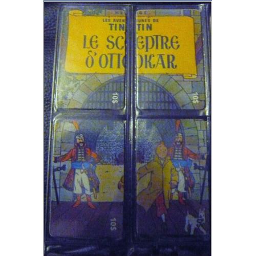 Tintin Puzzle Telecarte Setcall Sceptre D'ottokar Tirage Limité 500 Exemplaires