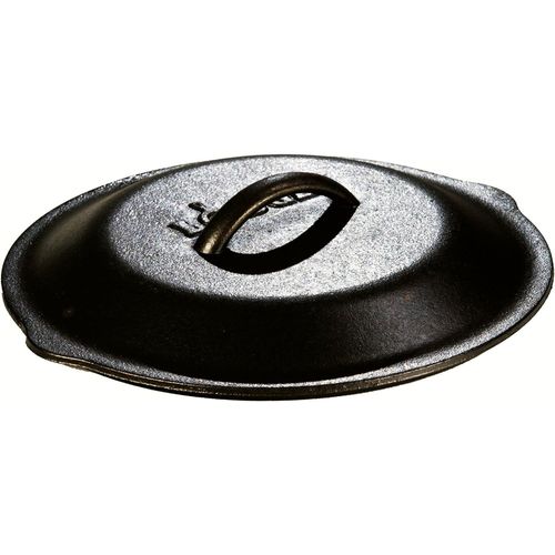Lodge L6sc3 Couvercle Rond En Fonte, 23 Cm, Noir