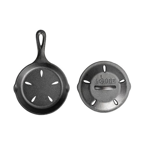 Lodge - Poêle À Fumer Avec Couvercle 16,5 Cm