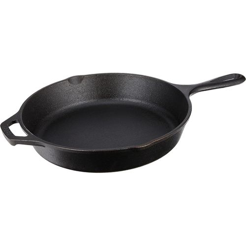 Lodge Wildlife Series-26,04 Cm Poêle En Fonte Avec Scène De Cerf, 26,04 Cm, Couleur : Noir