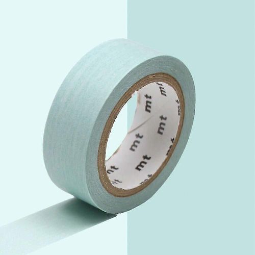 Ruban de masquage unicolore pastel - Émeraude - 1,5 cm x 7 m-YKY416