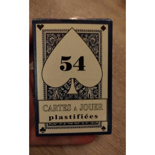 1 jeu de 54 cartes : poker, belote, rami, piquet, manille, bridge