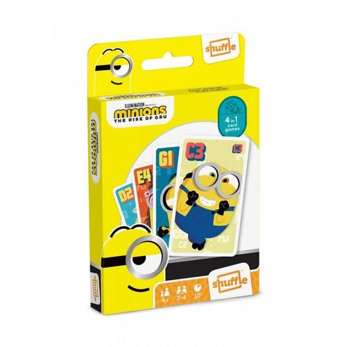 Shuffle - Jeu De Cartes Minions 2 - 4 En 1