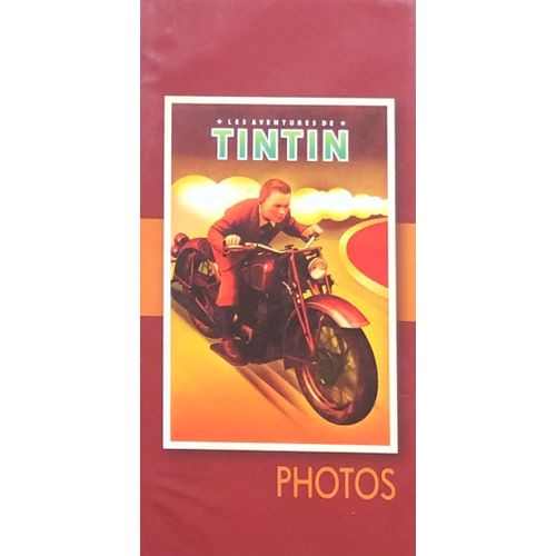 Album Photo Tintin Avec Moto (72 Emplacements), Hergé, Bd, Bande Dessinée, Figurine