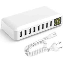 Acheter Multiprise TESSAN EU Plug avec 3 prises secteur + 3 USB (1 USB-C)  Ports de charge 5 V 2,4 A, adaptateur de prise murale multiple 6 en 1 pour  le bureau à domicile