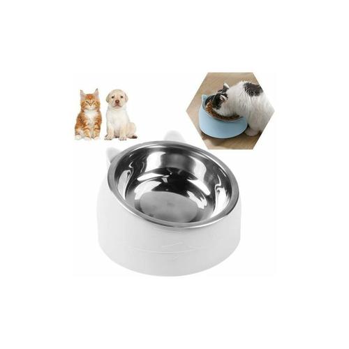 Gamelle Pour Chat, Gamelle Chat Inclinée, Gamelle Chat Plateforme Inclinée À 15°, Gamelle Chien Chat Antidérapante, Gamelle Chat Surélevée Et Inclinée, Bols Pour Chats, 200ml