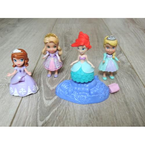 Lot Mini Figurines Princesses Disney
