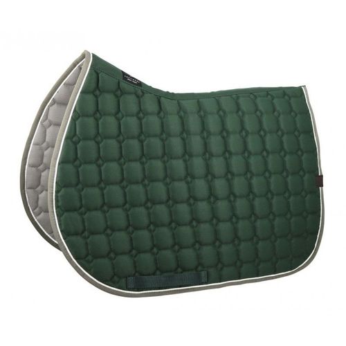 Tapis De Selle Equithème "Orion" - Couleur : Vert Foncé , Taille : Cheval, Équitation