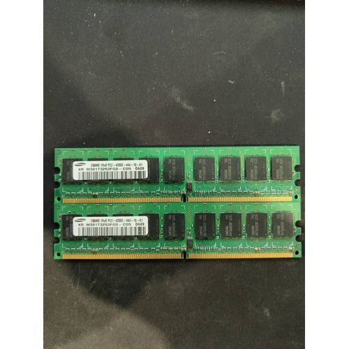 Barrette de ram Samsung 256mb pc2 4200e