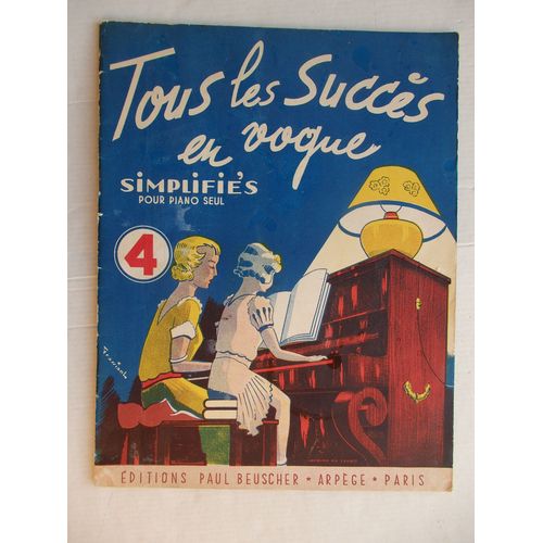 Tous Les Succes En Vogue Simplifies Pour Piano Seul - 4