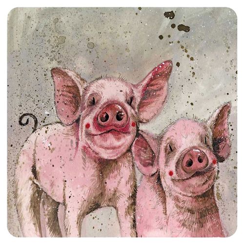 Dessous De Verre Cochons Par Alex Clark