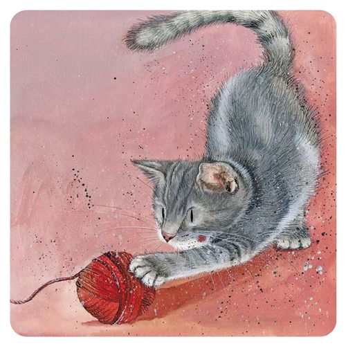 Dessous De Verre Chat Pixie Par Alex Clark