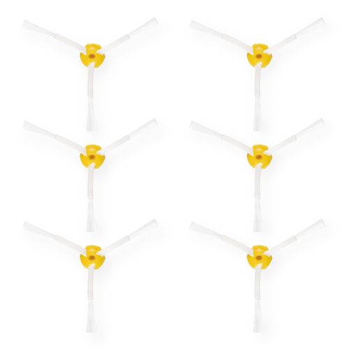 Kit d'accessoires compatible avec Irobot Roomba 500/600/700 - Pack de 6x aspirateur robot brosse latérale - Kit de remplacement de nettoyage