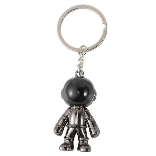 Creative Space Robot Porte-Clés Mode Porte-Clés Accessoire Suspendu Porte-Clés Ornement (Noir)