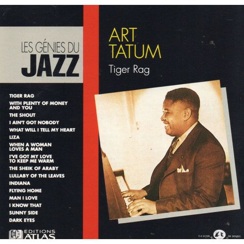 Art Tatum "Les Génies Du Jazz N° Ll 16 - Tiger Rag" Cd Album - Editions Atlas - G.I.D. - 1985
