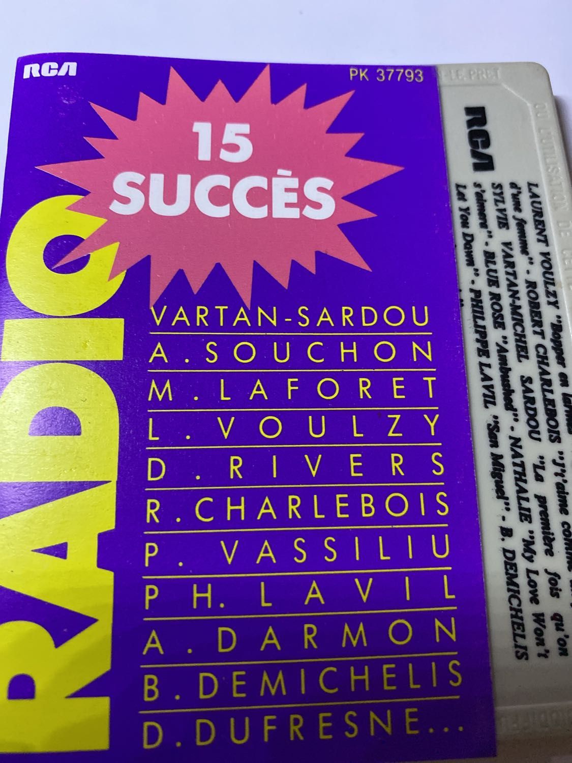 15 Succès Radio Cassette Audio