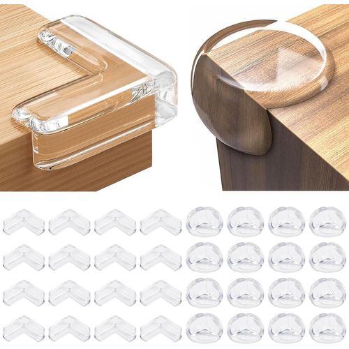 Protections D'angle - 32 Pièces - Protections D'angle De Table - Transparent - Pvc