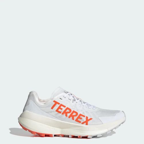 Chaussures De Trail Running Terrex Agravic Speed Adidas Cloud White Impact Orange Dash Grey