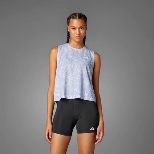Débardeur Own The Run Climacool 3 Bandes Adidas - Dash Grey / Violet Tone - M