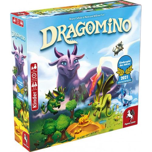 Pegasus Spiele Dragomino Kinderspiel 20 Min Jeu De Société Jeu De Rôl
