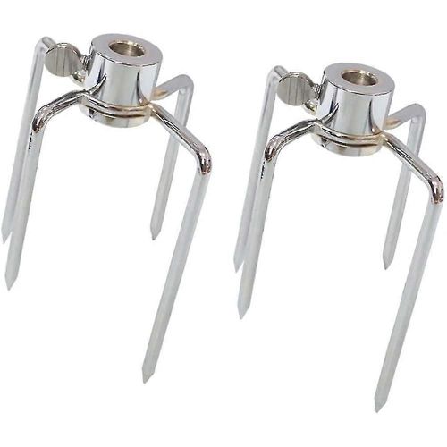 Fourchettes de barbecue rotatives en acier inoxydable 304, 2 pièces, accessoires de qualité alimentaire
